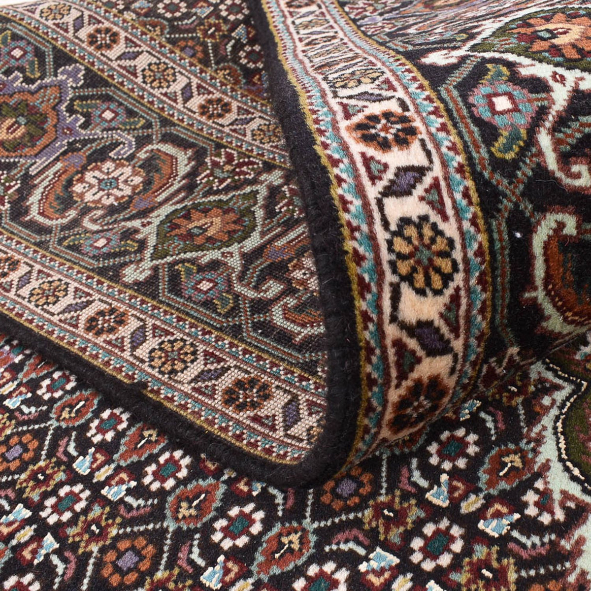 Perserteppich - Täbriz - Royal quadratisch  - 200 x 197 cm - braun