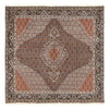 Tabriz - 40 Raj Tappeto 200x206cm - Tappeto persiano - marrone - Quadrato / Marrone / 200 x 206 cm Quadrato