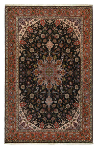 Tappeto Persero - Tabriz - Reale - 308 x 201 cm - blu scuro