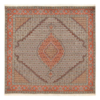 Tappeto Persero - Tabriz - Reale quadrato  - 200 x 200 cm - sabbia