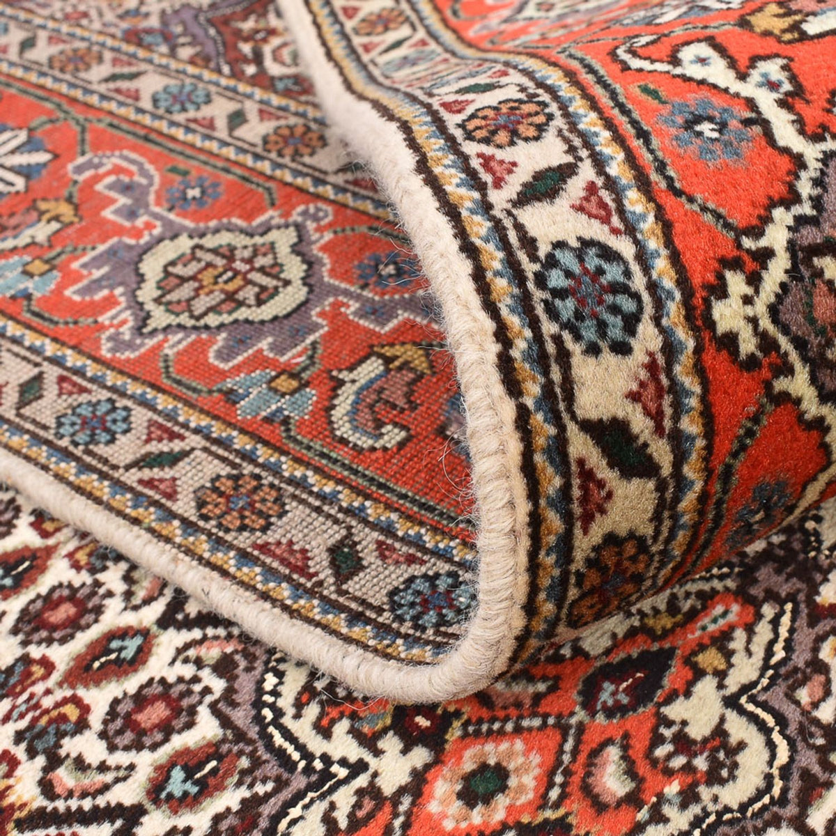 Perserteppich - Täbriz - Royal quadratisch  - 200 x 200 cm - sand