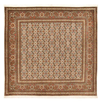 Tapis persan - Tabriz - Royal carré  - 200 x 199 cm - beige foncé