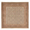 Perserteppich - Täbriz - Royal quadratisch  - 201 x 197 cm - dunkelbeige