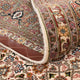 Perserteppich - Täbriz - Royal quadratisch  - 201 x 197 cm - dunkelbeige