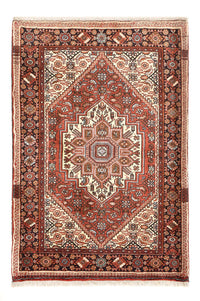 Tapis persan - Nomadic - 120 x 80 cm - terracotta