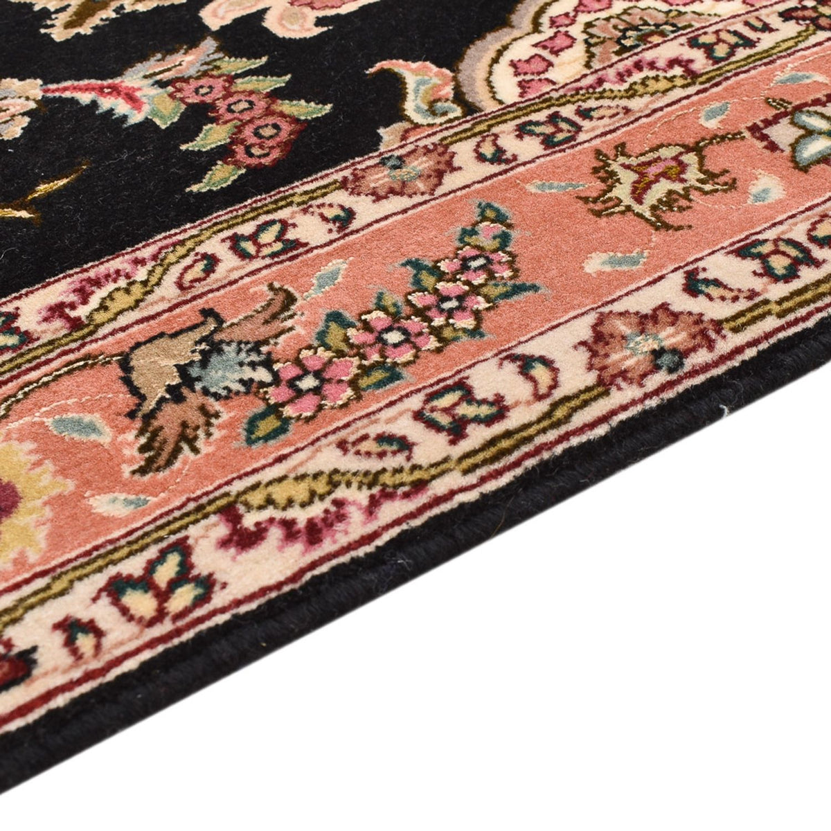 Täbriz - 50 Raj Teppich 80x210cm - Perserteppich - mehrfarbig