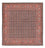 Perserteppich - Täbriz - Royal quadratisch  - 210 x 200 cm - hellrot