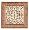 Tapis de Tabriz - 50 rangs Tapis 204x210cm - Tapis persan - beige clair - Carré / Beige clair / 204 x 210 cm Carré