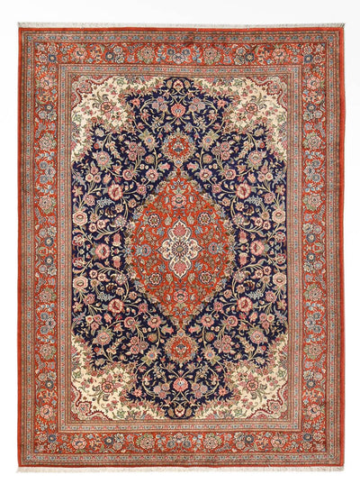 Ghom Teppich 250x345cm - Perserteppich - dunkelblau