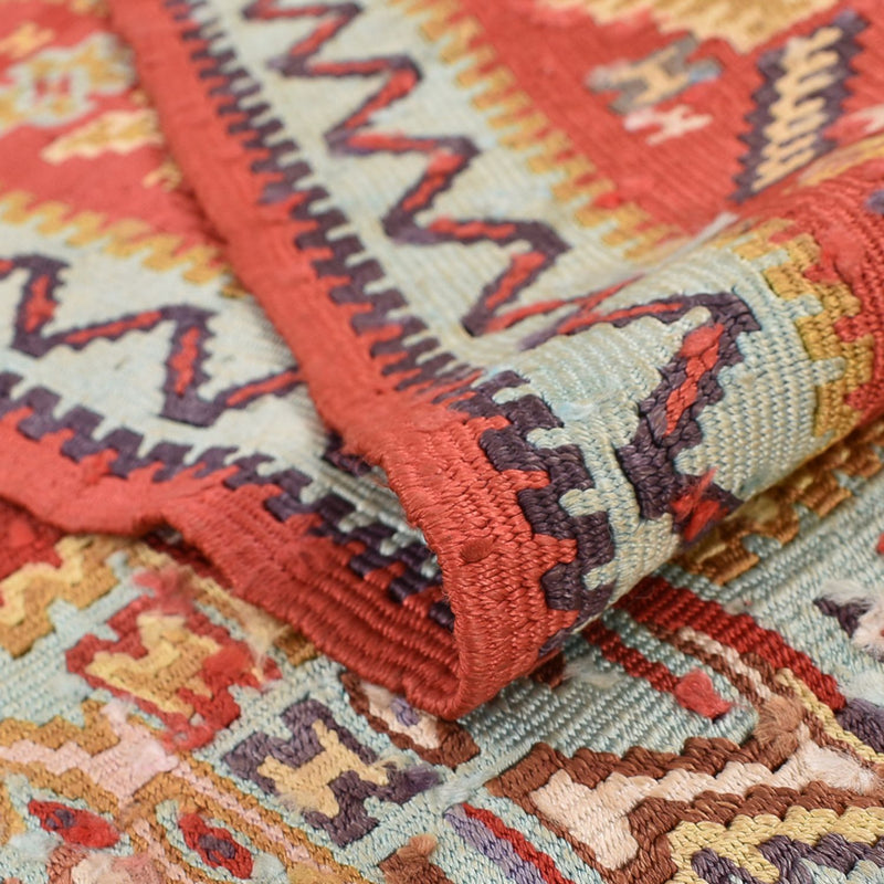 Kelim Teppich - Oriental - 248 x 156 cm - hellrot