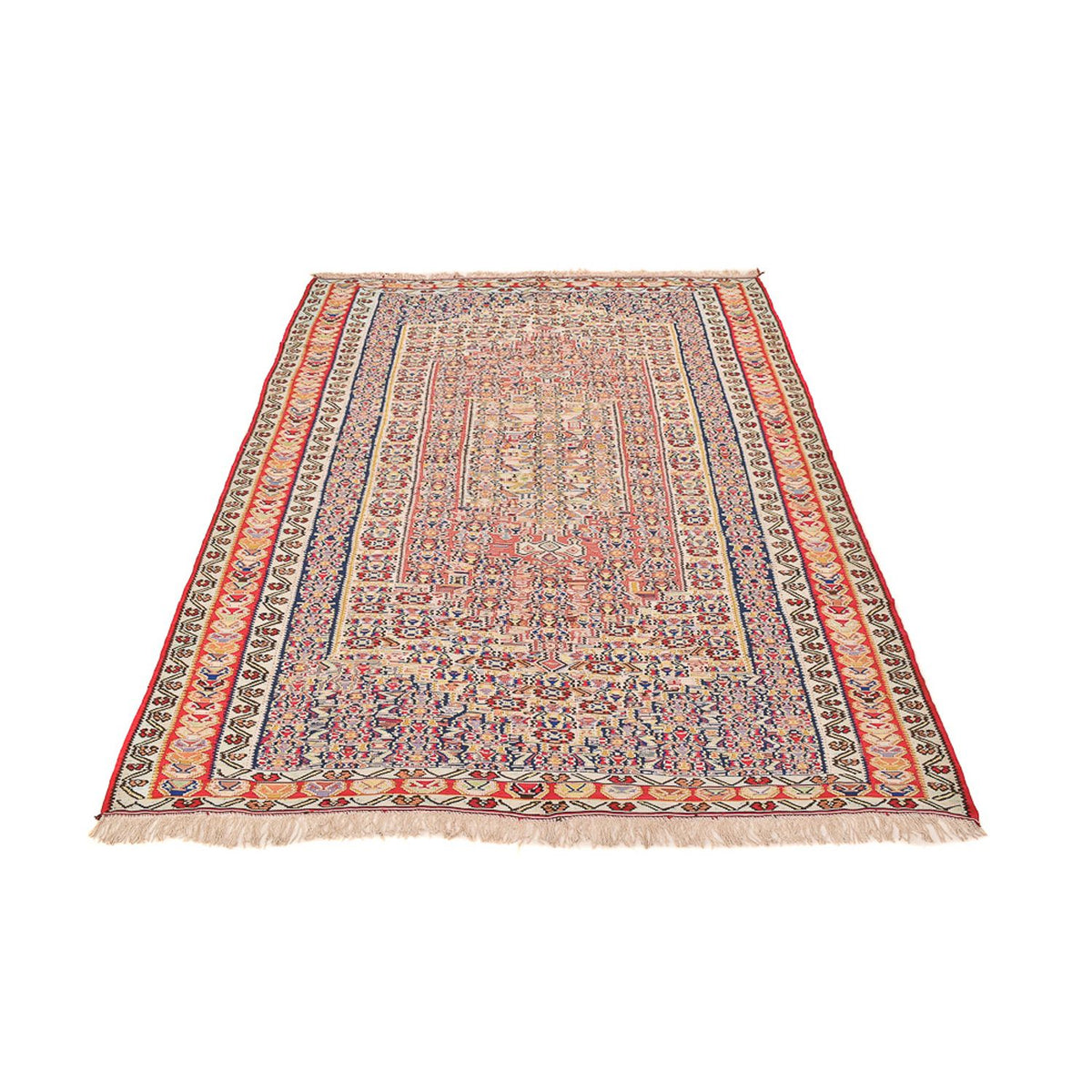 Kelim Teppich - Oriental - 250 x 153 cm - hellrot