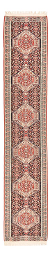 Kilim Senneh Tappeto 85x395cm - beige scuro - Passatoia / Beige scuro / 85 x 395 cm Passatoia
