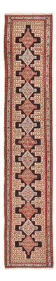 Läufer Kelim - Oriental - 395 x 87 cm - dunkelblau