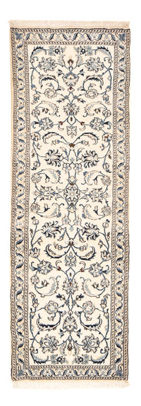 Tapis de couloir Tapis persan - Nain - Royal - 187 x 57 cm - crème