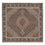 Perserteppich - Täbriz - Royal quadratisch  - 200 x 200 cm - braun