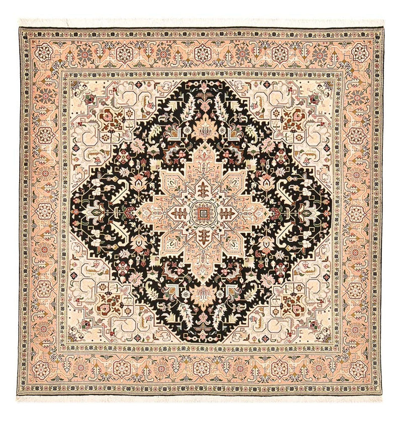 Perserteppich - Täbriz - Royal quadratisch  - 203 x 198 cm - mehrfarbig
