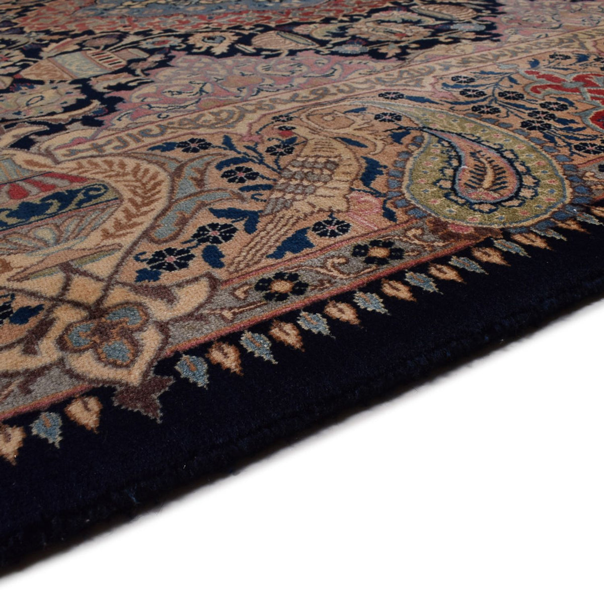 Kashmar Tappeto 200x294cm - Tappeto persiano - blu scuro