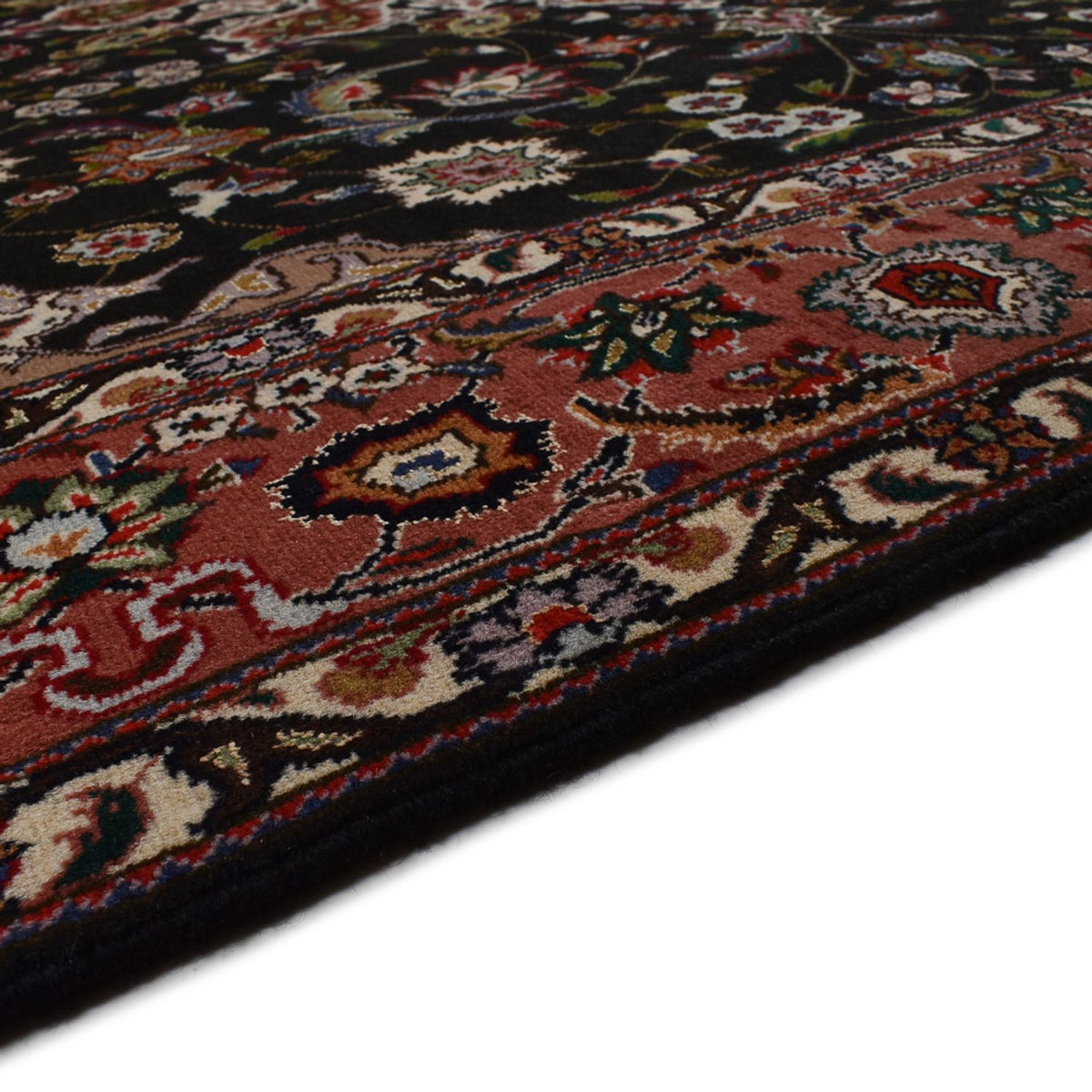 Tapis de Tabriz - 40 rangs Tapis 197x316cm - Tapis persan - bleu foncé