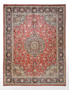 Tapis de Tabriz - 40 rangs Tapis 302x396cm - Tapis persan - rouge - Rectangle / Rouge / 302 x 396 cm Rectangle