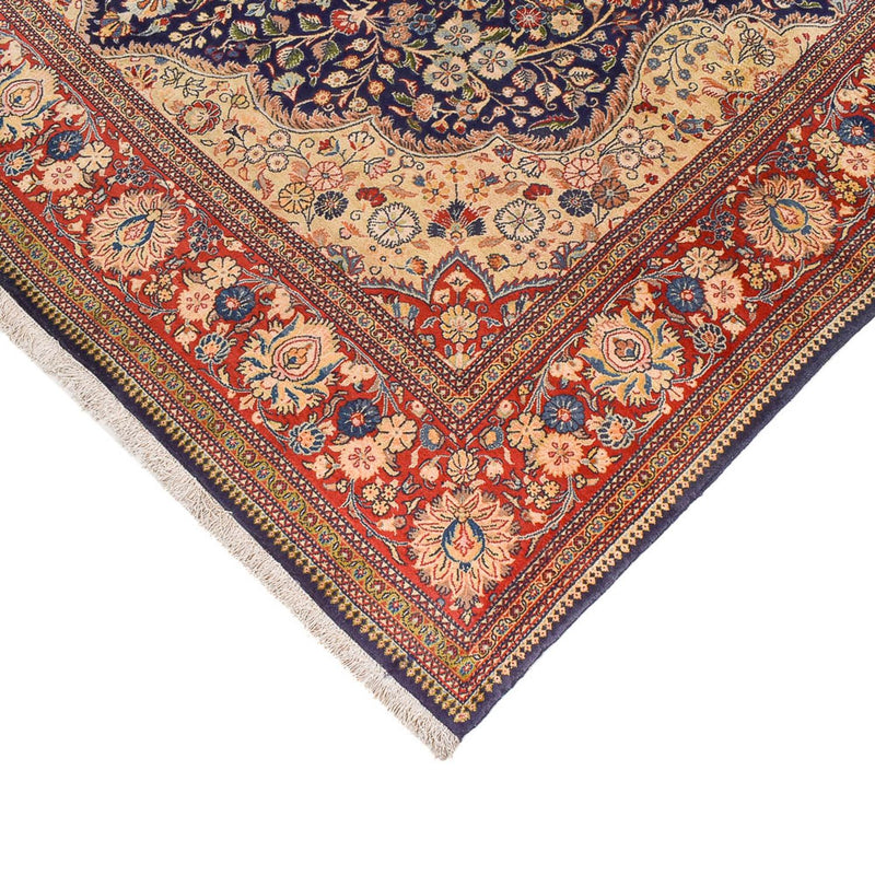 Perserteppich - Täbriz - Royal - 381 x 250 cm - dunkelblau