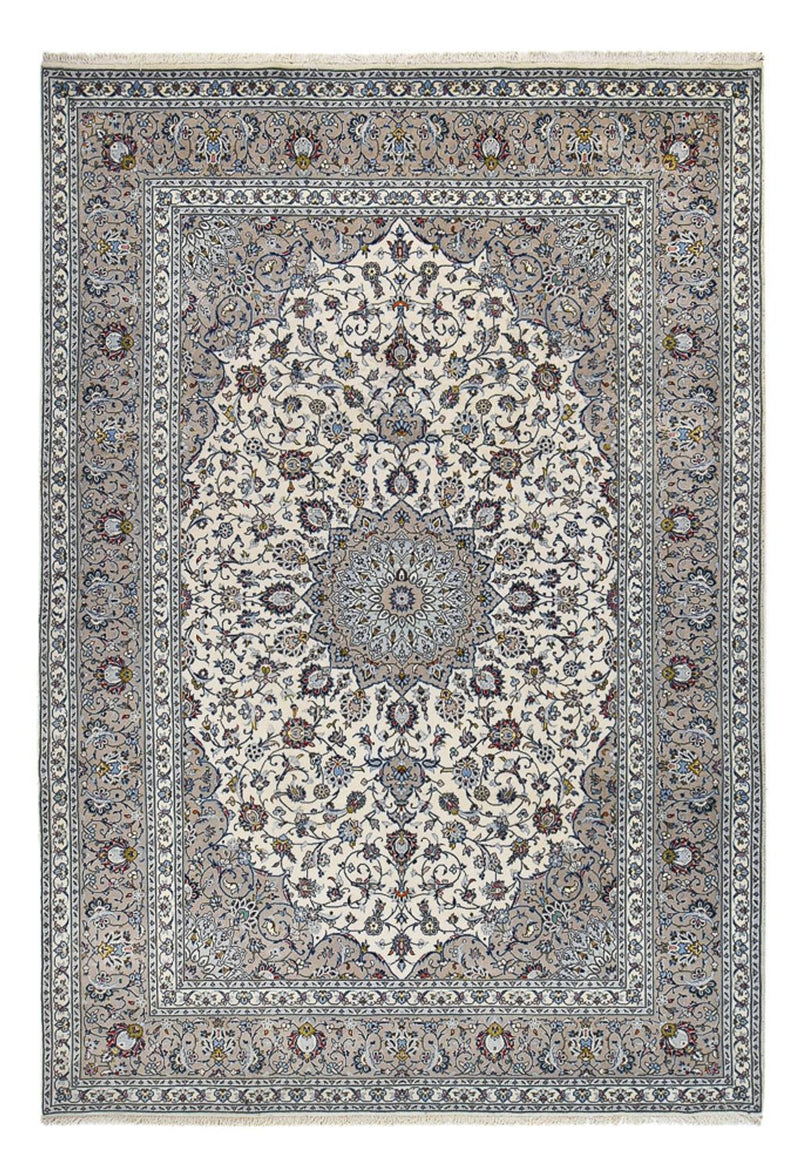 Perserteppich - Keshan - Royal - 360 x 248 cm - grau