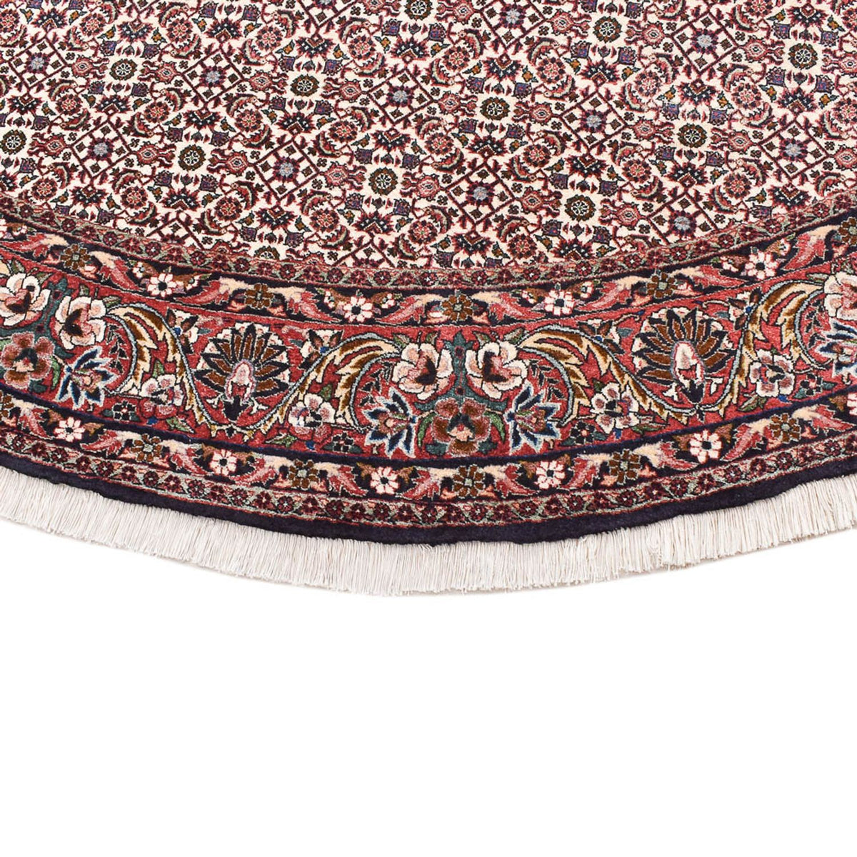 Perserteppich - Bidjar rund  - 250 x 250 cm - hellgrau