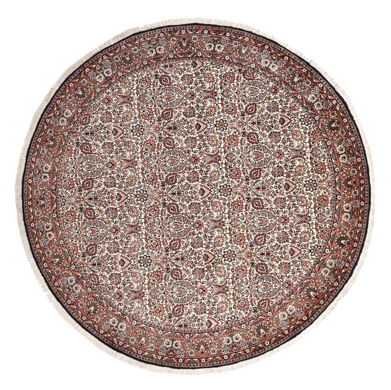 Perserteppich - Bidjar rund  - 250 x 250 cm - rost