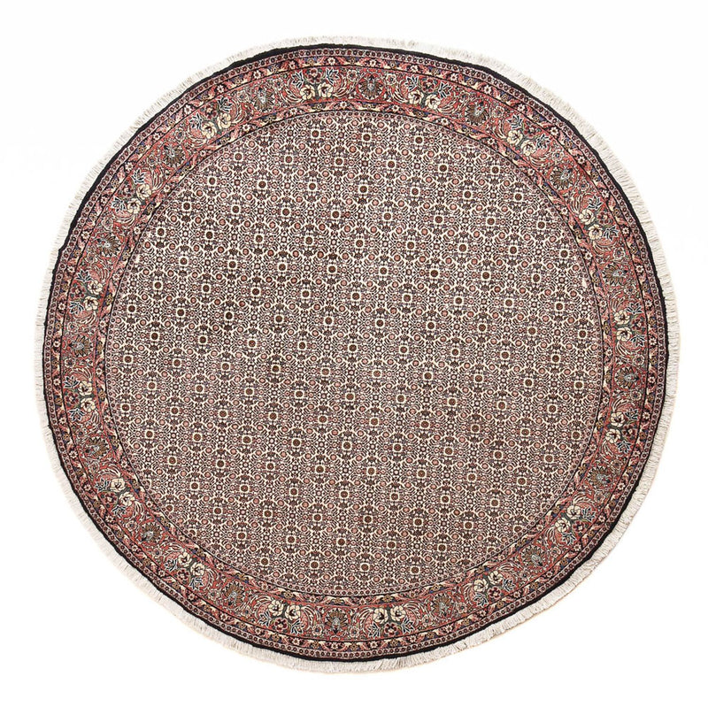 Perserteppich - Bidjar rund  - 250 x 250 cm - rost