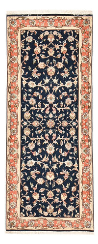 Tappeto corsia Tappeto Persero - Tabriz - Reale - 191 x 78 cm - blu scuro
