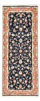 Läufer Perser - Täbriz - Royal - 191 x 78 cm - dunkelblau