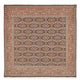 Perserteppich - Täbriz - Royal quadratisch  - 203 x 202 cm - rost