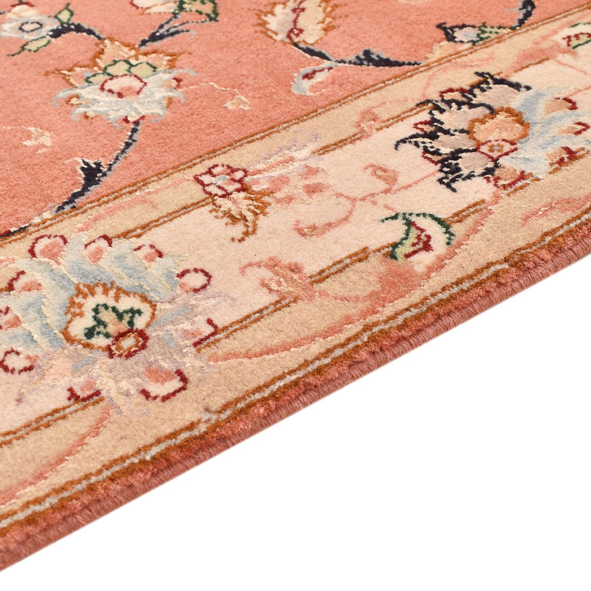 Tabriz - 50 Raj Tappeto 80x203cm - Tappeto persiano - rosso chiaro