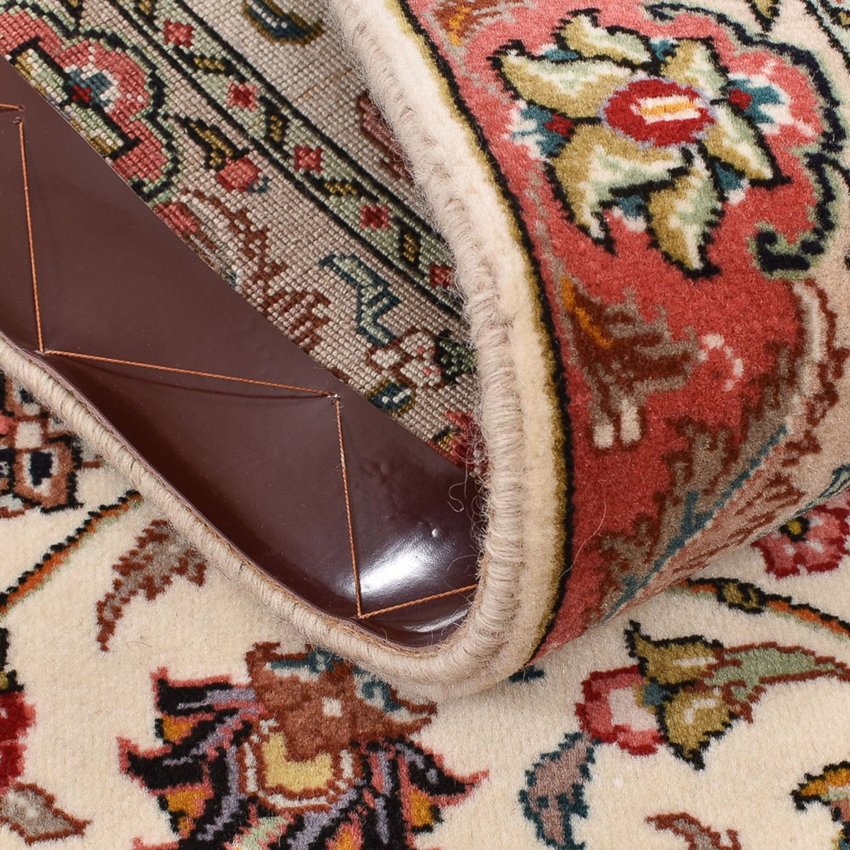 Läufer Perser - Täbriz - Royal - 202 x 71 cm - creme