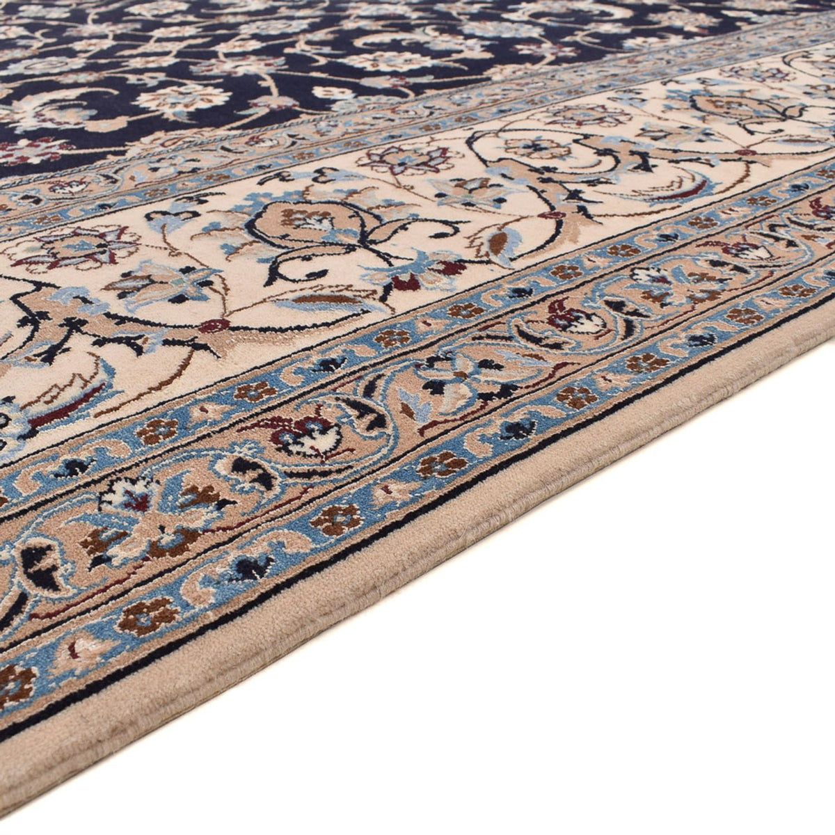Nain - 6La Tappeto 258x342cm - Tappeto persiano - blu scuro
