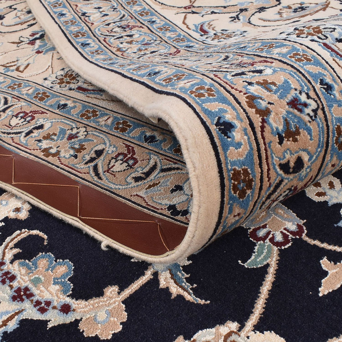 Perserteppich - Nain - Premium - 342 x 258 cm - dunkelblau