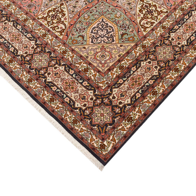 Perserteppich - Täbriz - Royal - 263 x 252 cm - dunkelbeige