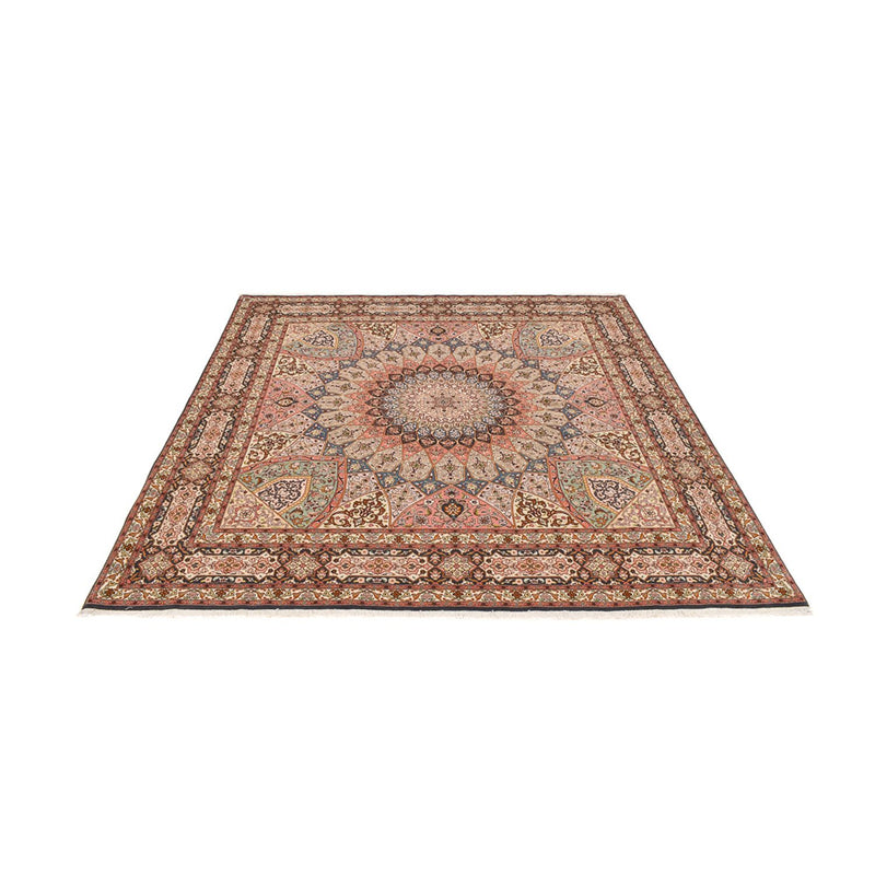 Perserteppich - Täbriz - Royal - 263 x 252 cm - dunkelbeige