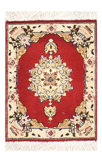 Tappeto Persero - Tabriz - Premio - 40 x 30 cm - rosso