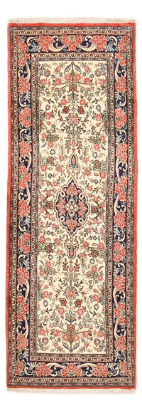 Tapis de couloir Tapis persan - Bidjar - 220 x 80 cm - crème