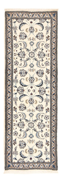 Tapis de couloir Tapis persan - Nain - Royal - 185 x 61 cm - crème