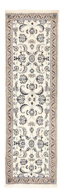 Tapis de couloir Tapis persan - Nain - Royal - 198 x 59 cm - crème