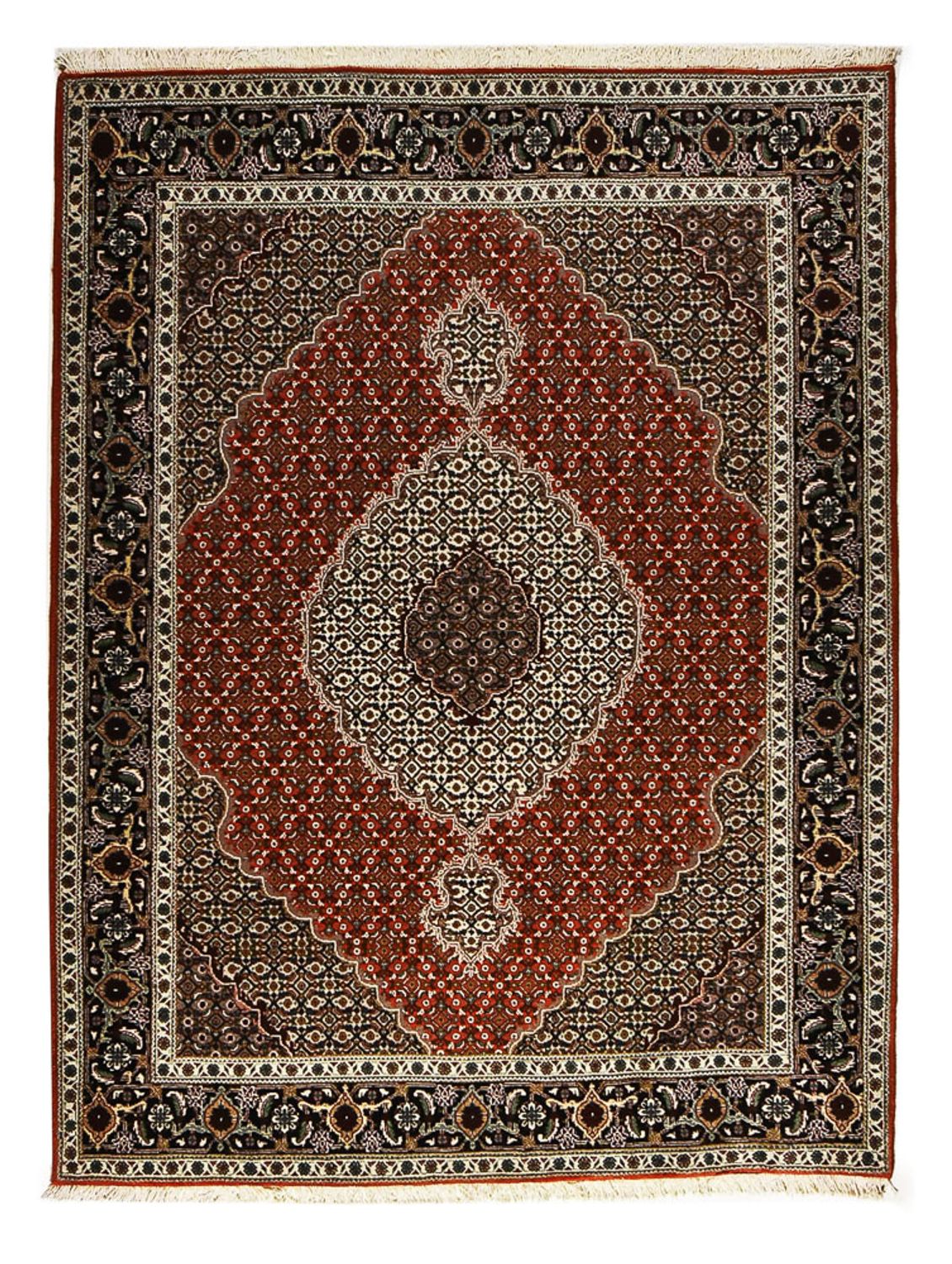 Perserteppich - Täbriz - Royal - 205 x 153 cm - rot