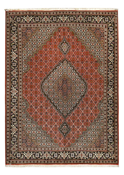 Täbriz - 40 Raj Teppich 154x205cm - Perserteppich - mehrfarbig