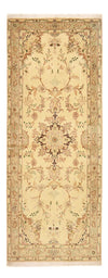 Tapis de Tabriz - 50 rangs Tapis 81x205cm - Tapis persan - beige - Tapis de couloir / Beige / 81 x 205 cm Tapis de couloir