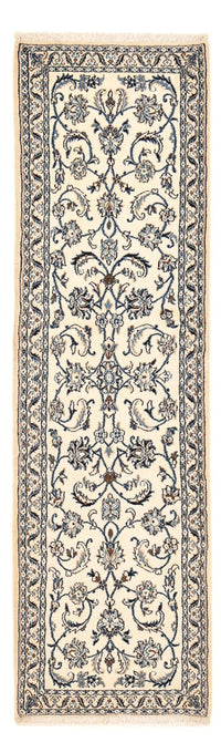 Tapis de couloir Tapis persan - Nain - Royal - 209 x 64 cm - crème