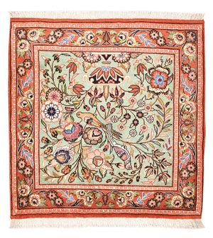 Perserteppich - Royal - 77 x 75 cm - mehrfarbig