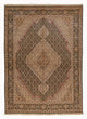 Perserteppich - Täbriz - Royal - 210 x 151 cm - dunkelbraun