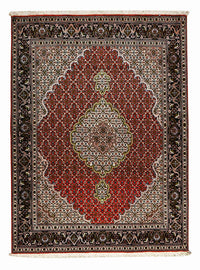 Tapis persan - Tabriz - Royal - 200 x 148 cm - rouge