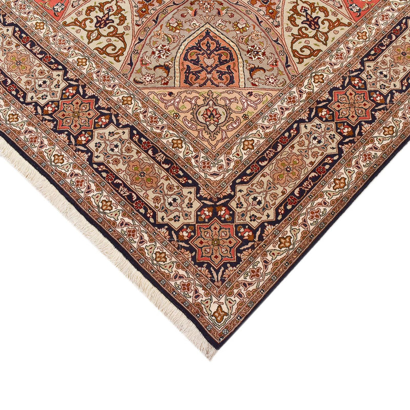 Perserteppich - Täbriz - Royal quadratisch  - 252 x 248 cm - dunkelbeige