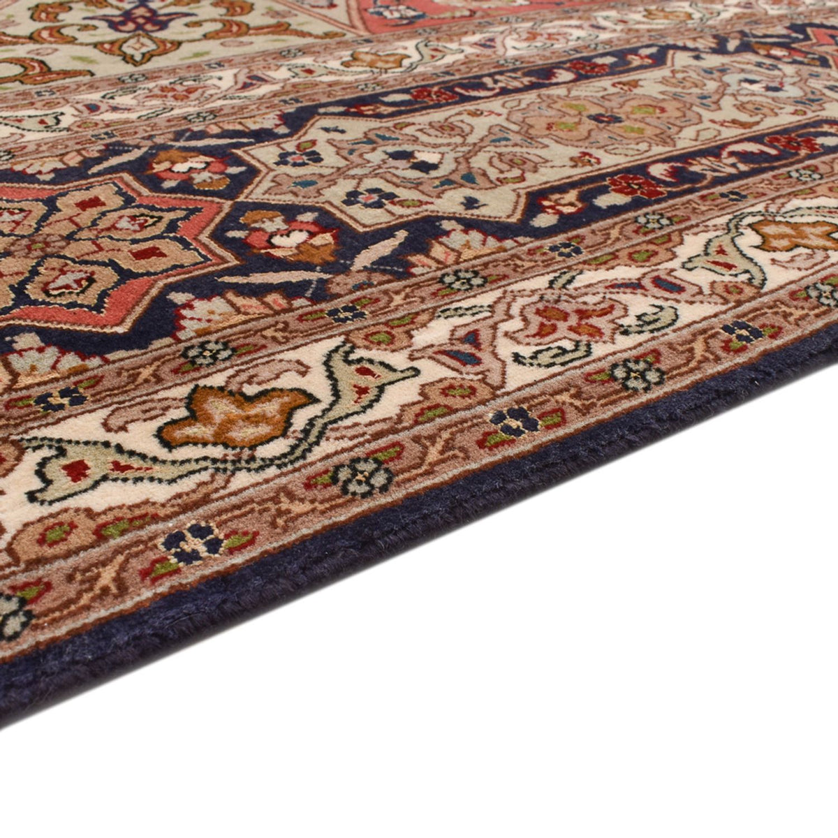 Tapis de Tabriz - 50 rangs Tapis 248x252cm - Tapis persan - beige foncé